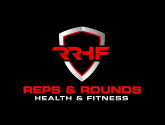 Reps & Rounds Health & Fitness logo design by maze