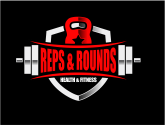 Reps & Rounds Health & Fitness logo design by Girly