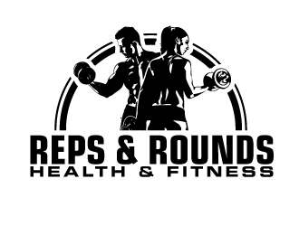 Reps & Rounds Health & Fitness logo design by AamirKhan