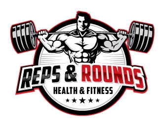 Reps & Rounds Health & Fitness logo design by Conception