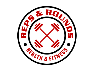 Reps & Rounds Health & Fitness logo design by cintoko