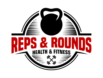 Reps & Rounds Health & Fitness logo design by cintoko