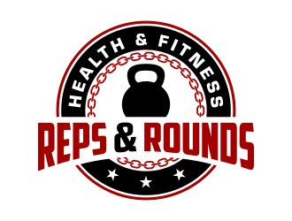 Reps & Rounds Health & Fitness logo design by ingepro