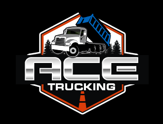 Ace Trucking logo design by kunejo