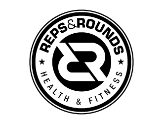 Reps & Rounds Health & Fitness logo design by jaize