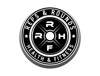 Reps & Rounds Health & Fitness logo design by MUSANG