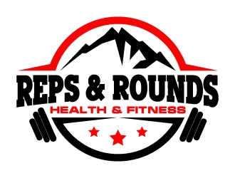 Reps & Rounds Health & Fitness logo design by MUSANG