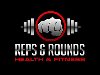 Reps & Rounds Health & Fitness logo design by kunejo