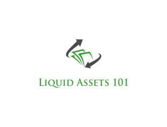 Liquid Assets 101 logo design by oke2angconcept