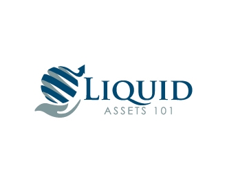 Liquid Assets 101 logo design by Marianne