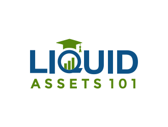 Liquid Assets 101 logo design by Girly