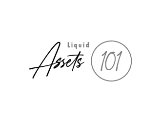 Liquid Assets 101 logo design by treemouse