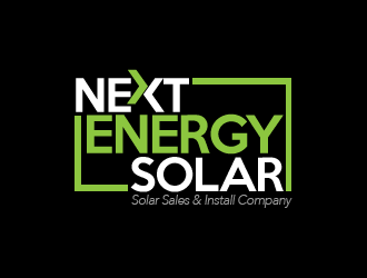 Next Energy Solar logo design by enan+graphics