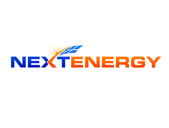 Next Energy Solar logo design by 3Dlogos