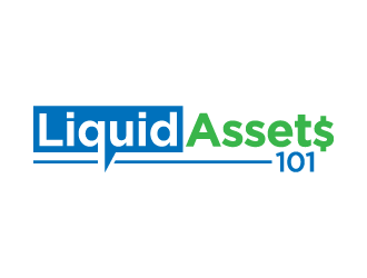 Liquid Assets 101 logo design by denfransko