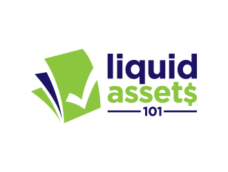 Liquid Assets 101 logo design by denfransko