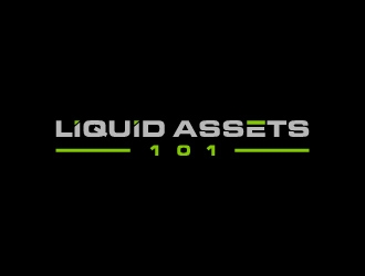 Liquid Assets 101 logo design by treemouse