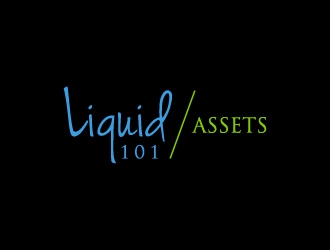 Liquid Assets 101 logo design by treemouse