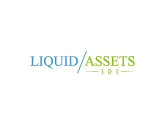 Liquid Assets 101 logo design by treemouse