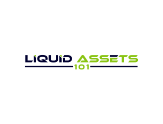 Liquid Assets 101 logo design by giphone