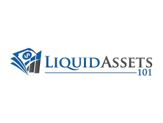 Liquid Assets 101 logo design by jaize