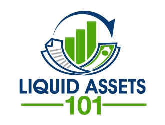 Liquid Assets 101 logo design by PMG