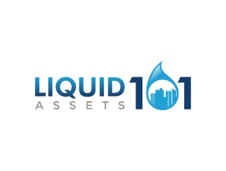 Liquid Assets 101 logo design by MUSANG