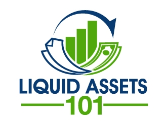 Liquid Assets 101 logo design by PMG