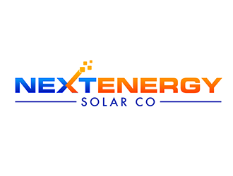 Next Energy Solar logo design by 3Dlogos