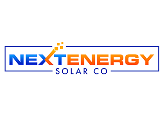 Next Energy Solar logo design by 3Dlogos