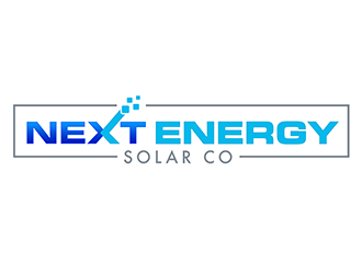 Next Energy Solar logo design by 3Dlogos