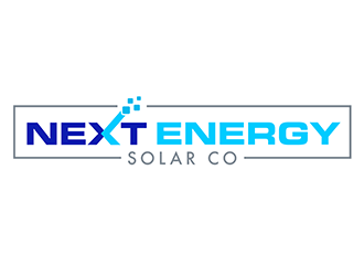 Next Energy Solar logo design by 3Dlogos