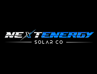 Next Energy Solar logo design by 3Dlogos