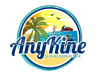 AnyKine Sliding Door Repair  logo design by AamirKhan