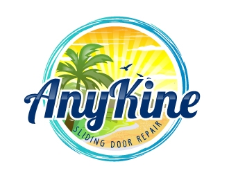 AnyKine Sliding Door Repair  logo design by AamirKhan