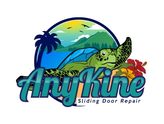 AnyKine Sliding Door Repair  logo design by AamirKhan