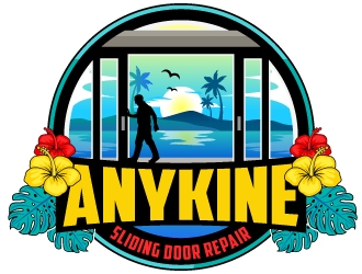 AnyKine Sliding Door Repair  logo design by Suvendu