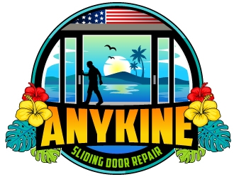 AnyKine Sliding Door Repair  logo design by Suvendu