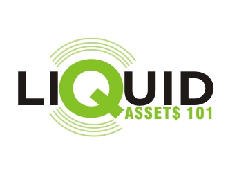 Liquid Assets 101 logo design by PANTONE