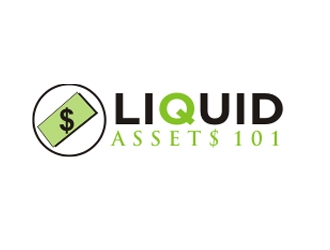 Liquid Assets 101 logo design by PANTONE