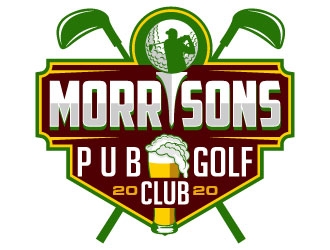 Morrisons Pub Golf Club logo design by Suvendu