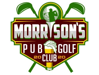 Morrisons Pub Golf Club logo design by Suvendu