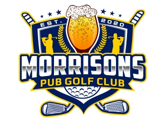 Morrisons Pub Golf Club logo design by Suvendu