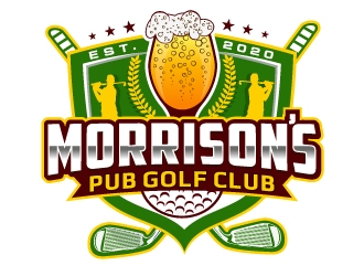 Morrisons Pub Golf Club logo design by Suvendu