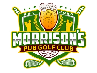 Morrisons Pub Golf Club logo design by Suvendu