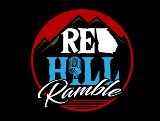 Red Hill Ramble logo design by DreamLogoDesign