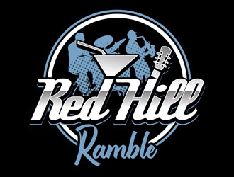 Red Hill Ramble logo design by DreamLogoDesign