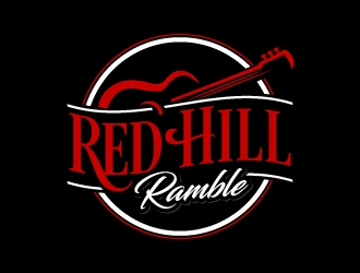 Red Hill Ramble logo design by jaize