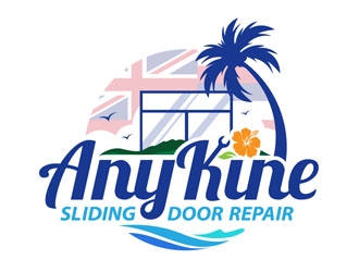 AnyKine Sliding Door Repair  logo design by DreamLogoDesign