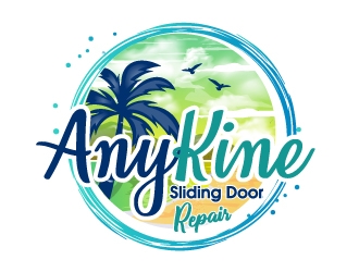 AnyKine Sliding Door Repair  logo design by AamirKhan